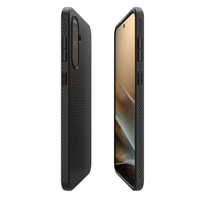 Spigen Liquid Air – dėklas, skirtas Samsung Galaxy A36 5G (matinis juodas)