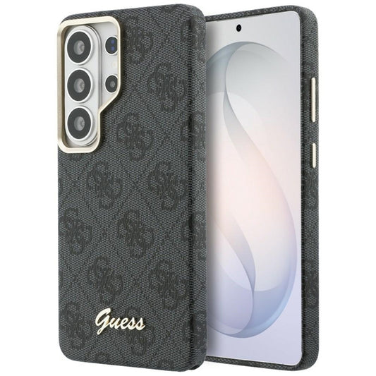 Guess 4G Script MagSafe dėklas - Samsung Galaxy S26 Ultra (juodas)