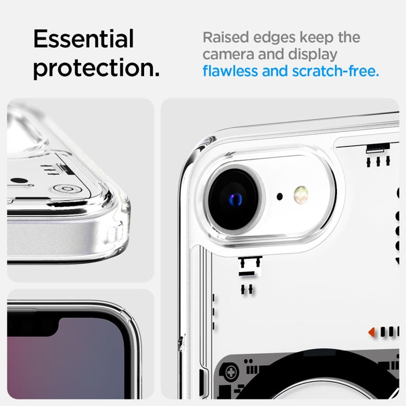 Spigen Ultra Hybrid Mag MagSafe – dėklas iPhone 16e (Zero One)