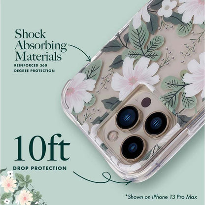 Rifle Paper Skaidrus dėklas, skirtas „iPhone 14 Pro Max“ (Gluosnis)