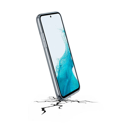 Cellularline Clear Strong – Samsung Galaxy A54 5G dėklas su antimikrobine apsauga (skaidrus)