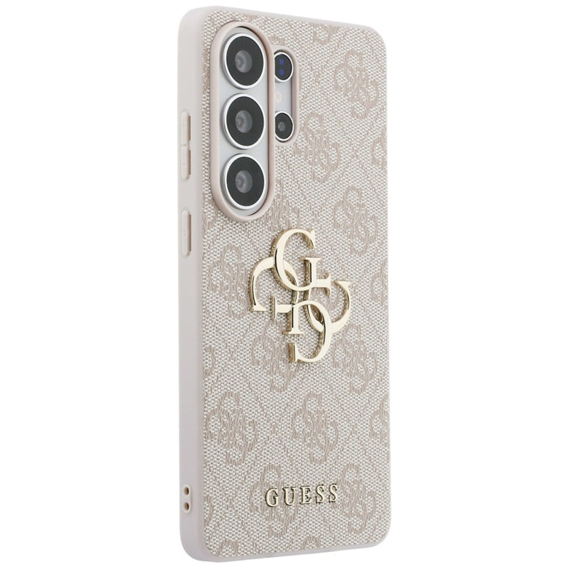 Guess 4G Big Metal Logo dėklas - Samsung Galaxy S26 Ultra (Rožinis)