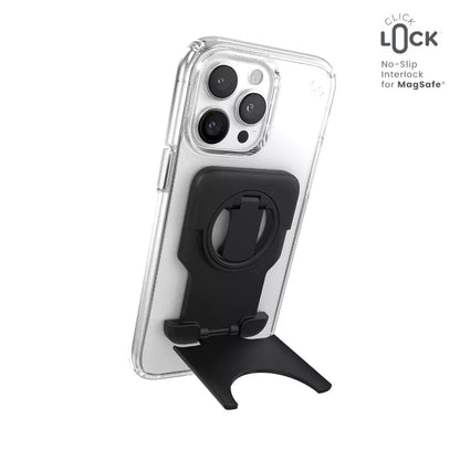 Speck ClickLock StandyGrip skirta MagSafe – juoda