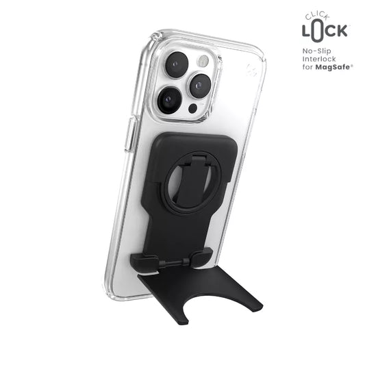 Speck ClickLock StandyGrip skirta MagSafe – juoda