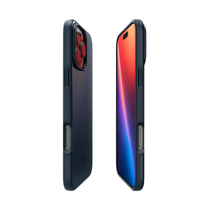 Spigen Thin Fit Mag MagSafe – dėklas iPhone 16 Pro (Metal Slate)