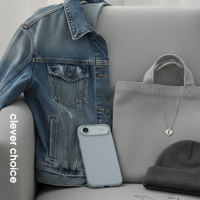 Crong Spalvotas Magnetinis Dėklas MagSafe iPhone (mėlynas)