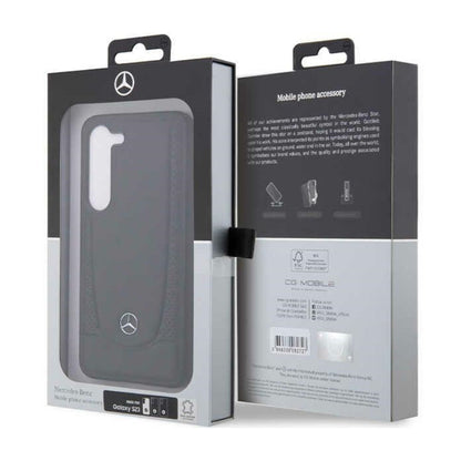 „Mercedes Leather Urban Line“ dėklas – Samsung Galaxy S23 FE (juodas)