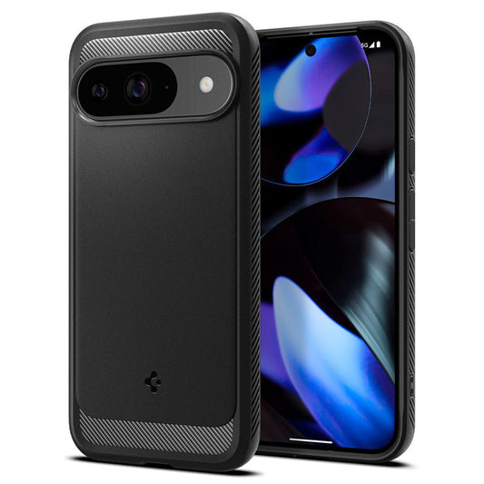 Spigen Rugged Armor - Dėklas Google Pixel 9 / 9 Pro (Matinis juodas)