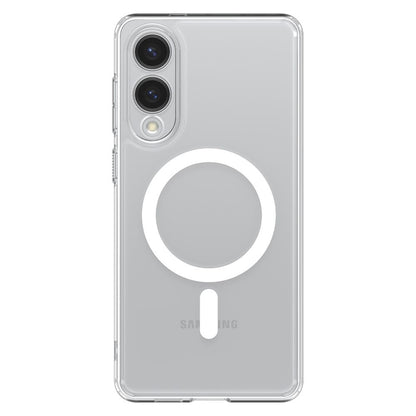 Spigen Ultra Hybrid Mag MagSafe - dėklas, skirtas Samsung Galaxy S25 Edge (skaidrus / baltas)