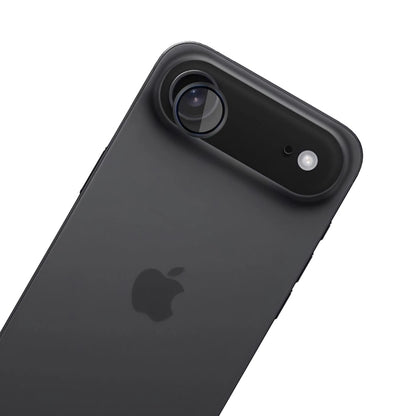 3mk HARDY Pro objektyvo apsauga – Kameros objektyvo stiklas iPhone Air (Juoda)