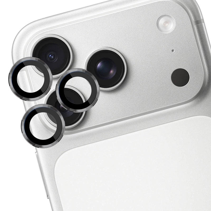 3mk Objektyvo apsauga Pro - Kameros objektyvo stiklas, skirtas iPhone 17 Pro / iPhone 17 Pro Max (Titano pilka)
