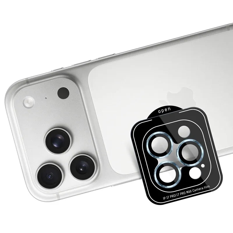 3mk Apsauga objektyvui Pro - Grūdintas stiklas kamerai skirta iPhone 17 Pro / iPhone 17 Pro Max (Vandenyno mėlyna)