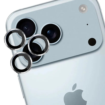 3mk Apsauga objektyvui Pro – Grūdintas stiklas objektyvui, skirtas iPhone 17 Pro / iPhone 17 Pro Max (Sidabrinė)