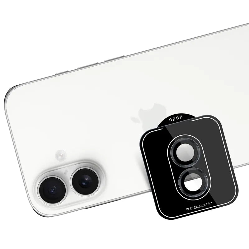 3mk Apsauga Pro - Kameros objektyvo stiklas, skirtas iPhone 17 (Juodas)