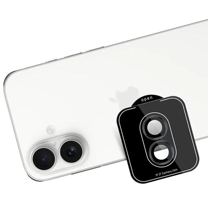 3mk Apsauga Pro - Kameros objektyvo stiklas, skirtas iPhone 17 (Juodas)