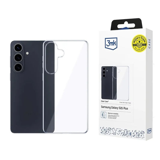 3mk Clear Case – dėklas Samsung Galaxy S26+ (Skaidrus)