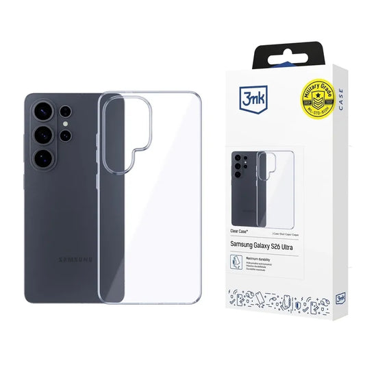 3mk Clear dėklas – dėklas skirtas Samsung Galaxy S26 Ultra (skaidrus)