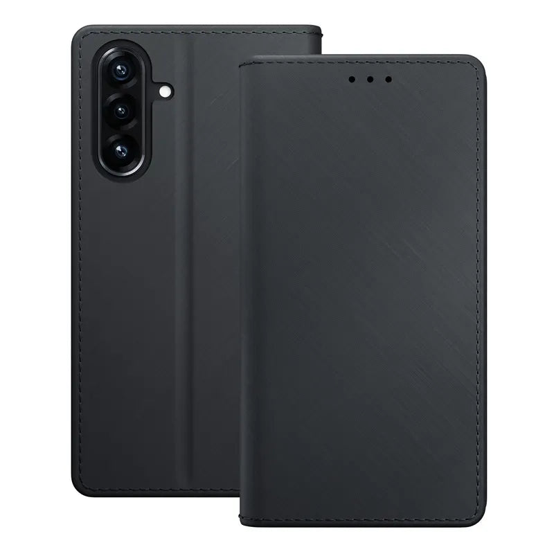 3mk Dėklas-piniginė – atverčiamas dėklas, skirtas Samsung Galaxy A57 (juodas)