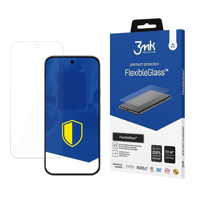 3mk FlexibleGlass – hibridinis stiklas, skirtas „Google Pixel 9 Pro XL“