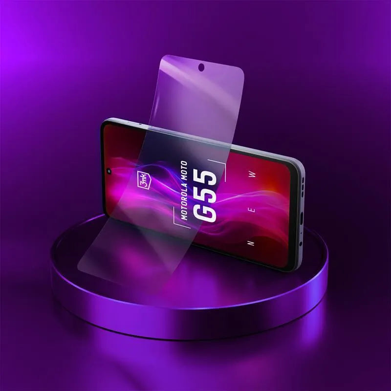 3mk FlexibleGlass - Hibridinis stiklas skirtas Motorola Moto G55 5G