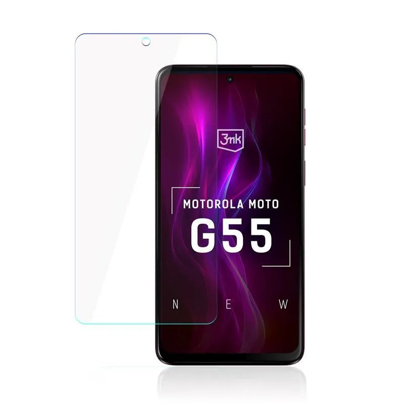 3mk FlexibleGlass - Hibridinis stiklas skirtas Motorola Moto G55 5G