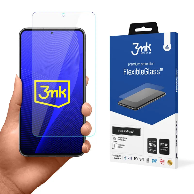 3mk FlexibleGlass – hibridinis stiklas, skirtas „Samsung Galaxy S23+“