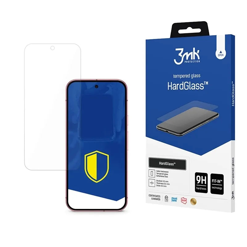 3mk HardGlass – Grūdintas stiklas, skirtas „Google Pixel 9“