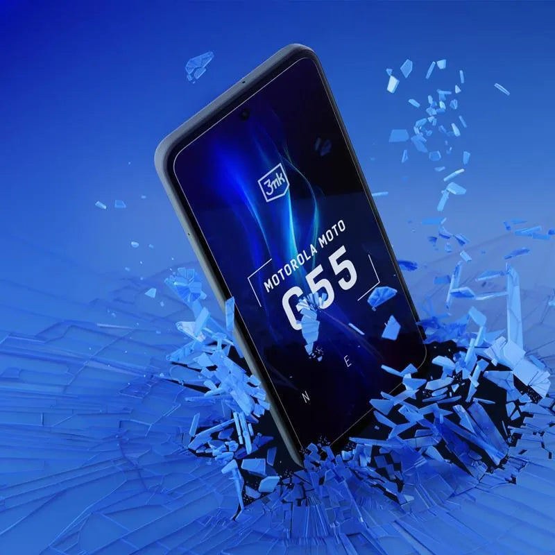 3mk HardGlass - grūdintas stiklas, skirtas Motorola Moto G55 5G