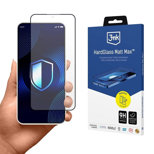 3mk HardGlass Matt Max – Matinis grūdintas stiklas, skirtas Samsung Galaxy S25 Edge