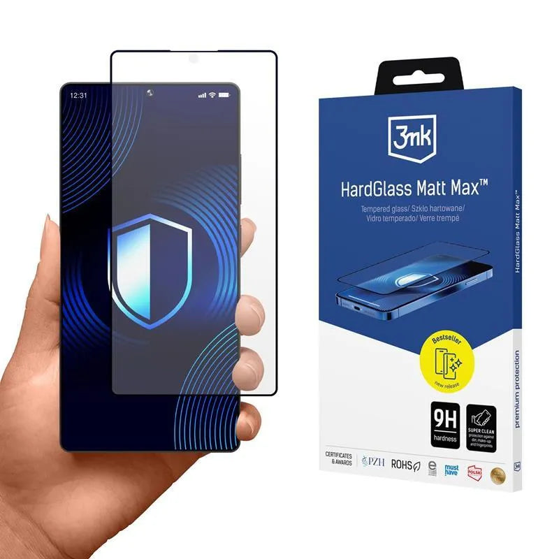 3mk HardGlass Matt Max – Matinis grūdintas stiklas skirtas Samsung Galaxy S25 Ultra