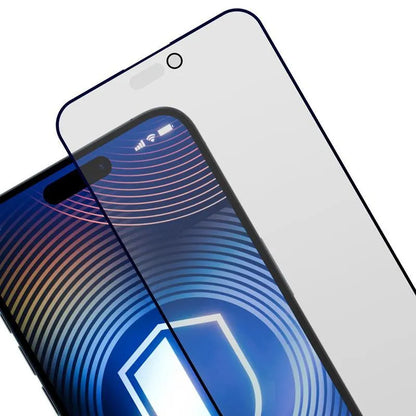 3mk HardGlass Matt Max Privacy – matinis grūdintas stiklas su privatumo filtru, skirtas iPhone 16 Pro