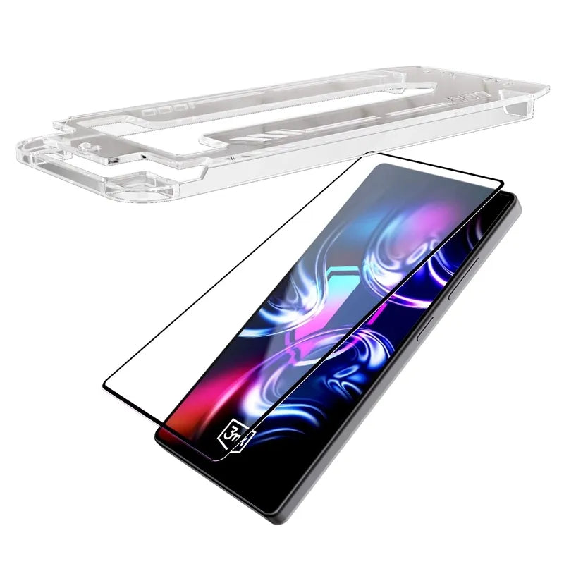 3mk HardGlass Max - Grūdintas stiklas su aplikatoriumi, skirtas iPhone Air (Juoda)