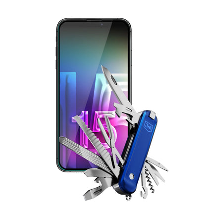 3mk HardGlass Max Lite – grūdintas stiklas „iPhone 15“ (juoda)