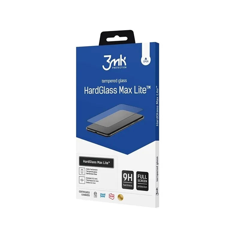 3mk HardGlass Max Lite – grūdintas stiklas, skirtas „Samsung Galaxy S25 Edge“