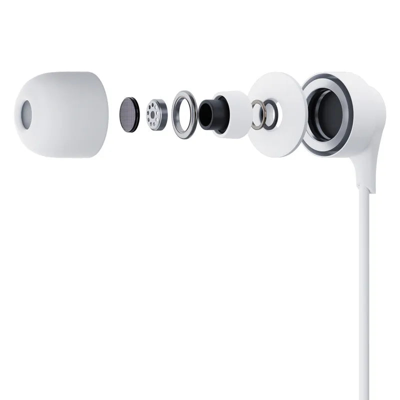 3mk laidinės USB-C ausinės – laidinės į ausis įstatomos ausinės (baltos)