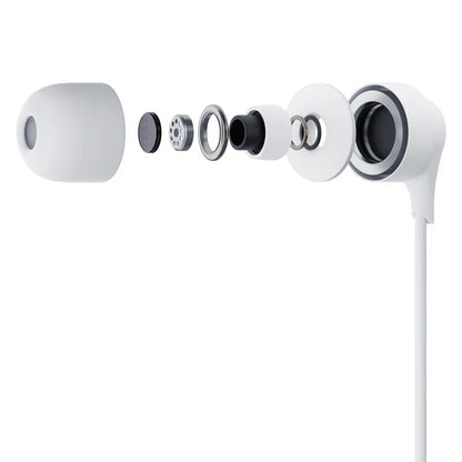 3mk laidinės USB-C ausinės – laidinės į ausis įstatomos ausinės (baltos)