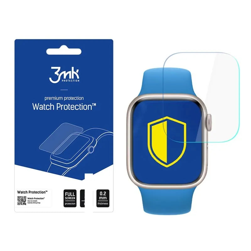 3mk laikrodžio apsauga ARC+ - Apsauginė plėvelė, skirta Apple Watch 7 41mm (3 vnt.)