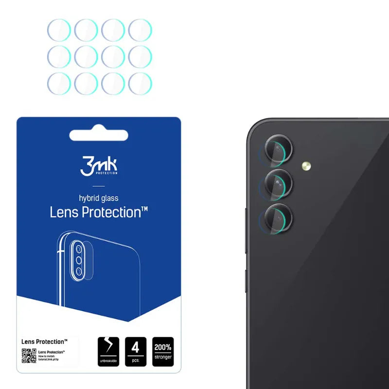 3mk Lens Protection - Fotoaparato lęšio stiklas, skirtas Samsung Galaxy A54 5G (4 rinkiniai)