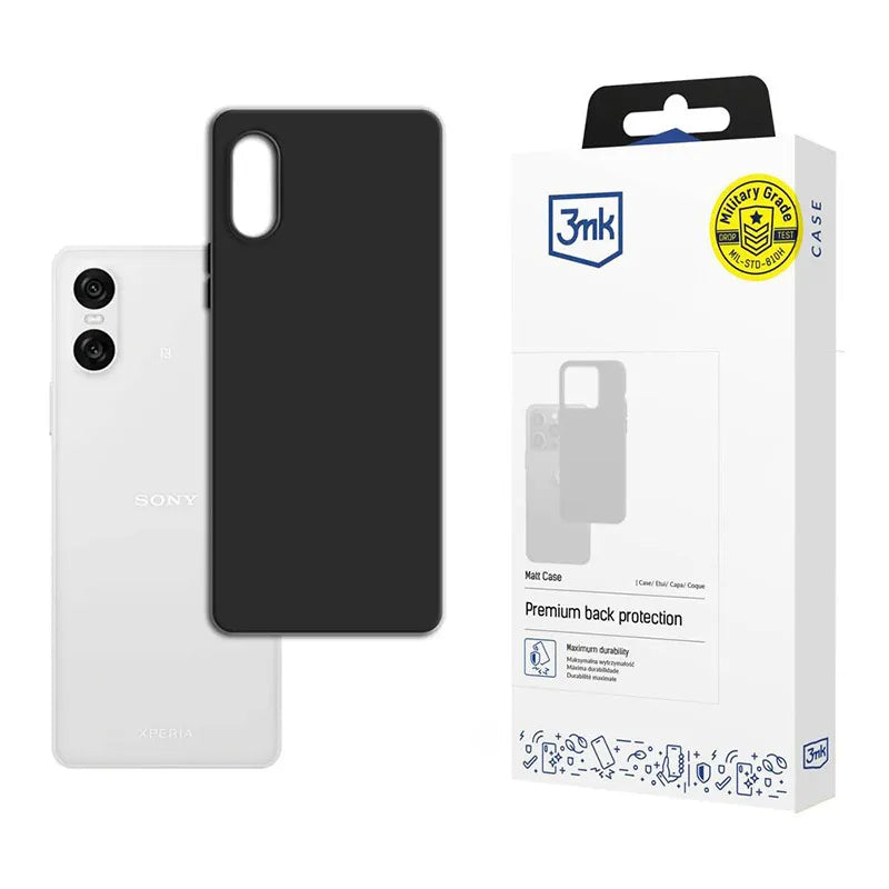 3mk Matt Case - "Sony Xperia 10 VI" dėklas (juodas)
