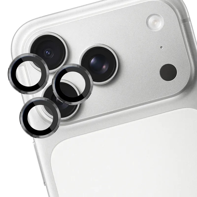 3mk Objektyvo apsauga Pro - Kameros objektyvo stiklas, skirtas iPhone 17 Pro / iPhone 17 Pro Max (Titano pilka)