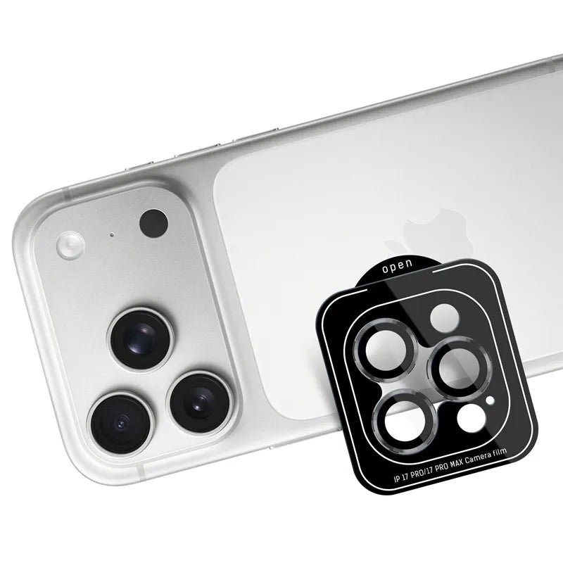 3mk Objektyvo apsauga Pro - Kameros objektyvo stiklas, skirtas iPhone 17 Pro / iPhone 17 Pro Max (Titano pilka)
