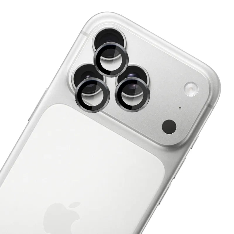3mk Objektyvo apsauga Pro - Kameros objektyvo stiklas, skirtas iPhone 17 Pro / iPhone 17 Pro Max (Titano pilka)