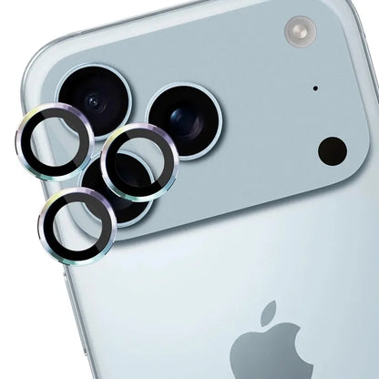 3mk Objektyvo apsauga Pro - Kameros objektyvo stiklas, skirtas iPhone 17 Pro / iPhone 17 Pro Max (Vaivorykštės spalvos)