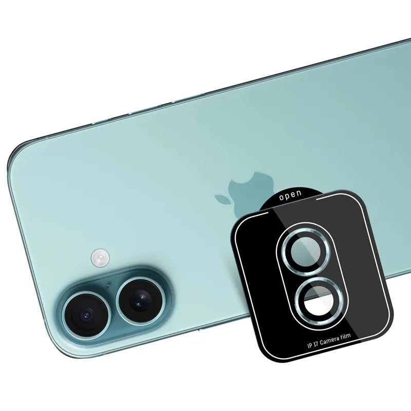 3mk Objektyvo apsauga Pro – Kameros objektyvo stiklas, skirtas iPhone 17 (Žalias)