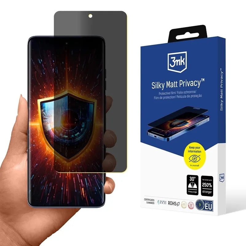 3mk Silky Matt Privacy - Matinė privatumo plėvelė skirta Motorola Edge 60 Fusion