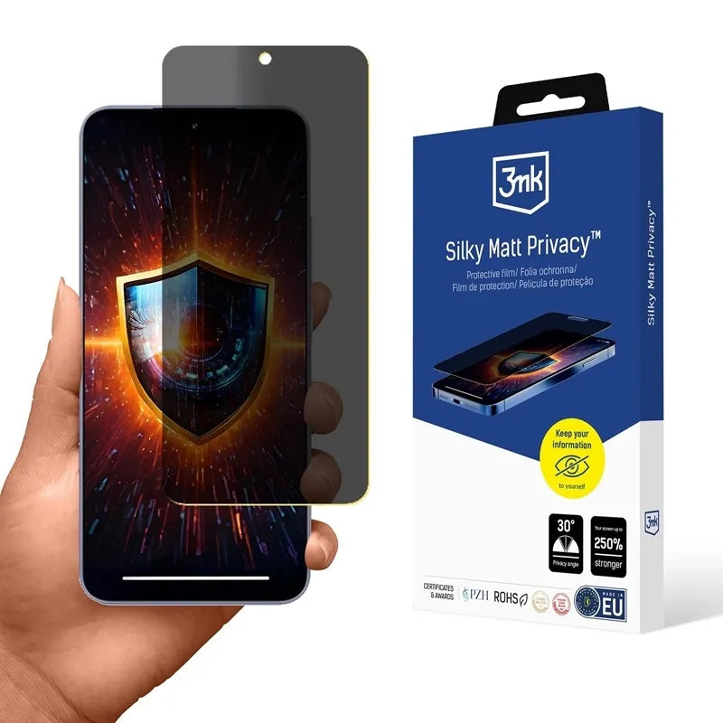3mk Silky Matt Privacy – matinė privatumo plėvelė, skirta „Xiaomi 15“