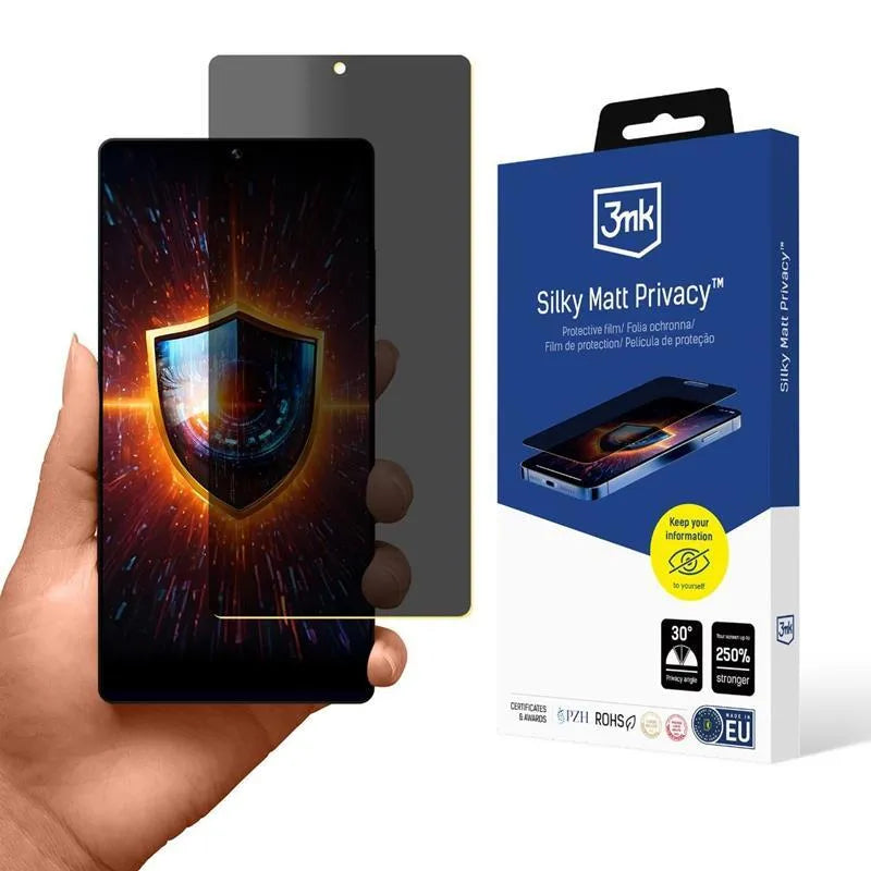 3mk Silky Matt Privacy – Matinis privatumo filtras, skirtas Samsung Galaxy S25 Ultra