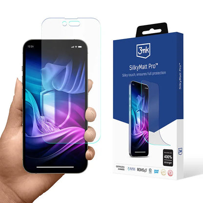 3mk Silky Matt Pro – matinė apsauginė plėvelė, skirta „iPhone 14 Pro“