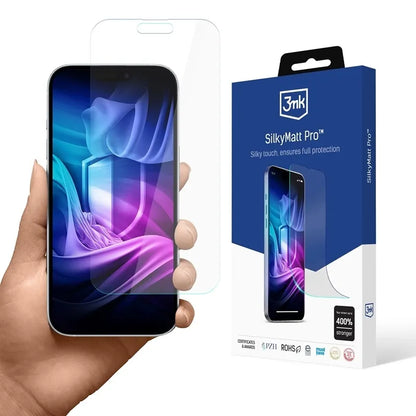 3mk Silky Matt Pro – Matine apsauginė plėvelė, skirta iPhone 17