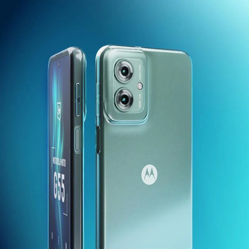 3mk skaidrus dėklas – dėklas, skirtas „Motorola Moto G55 5G“ (skaidrus)